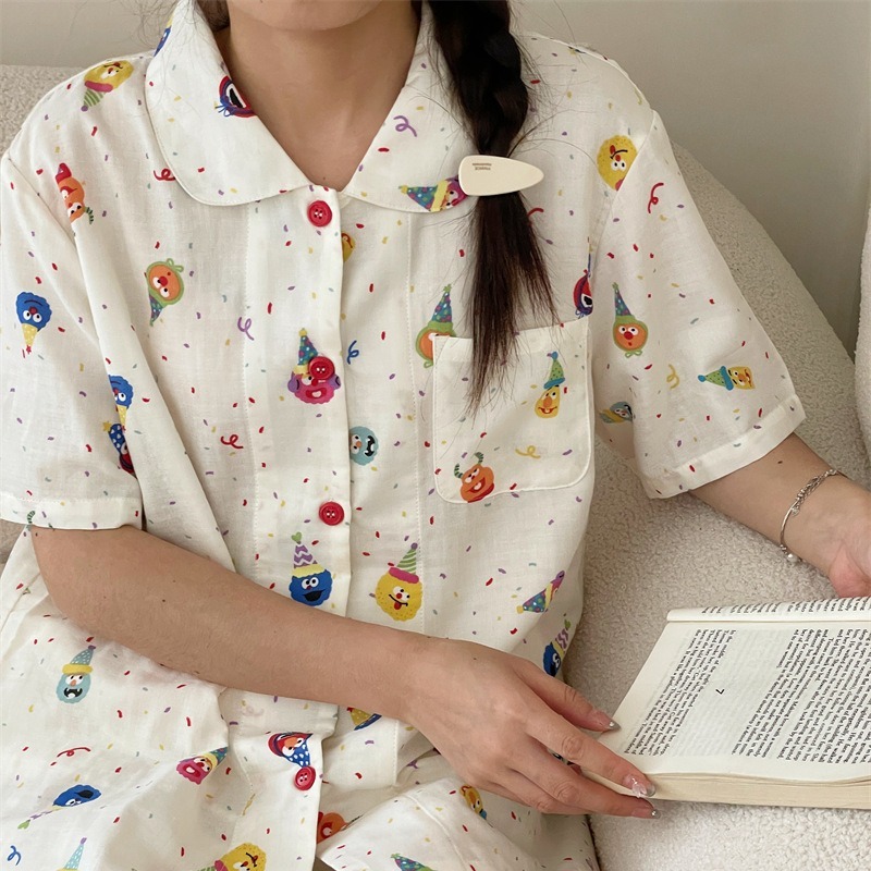 《4547》可愛搞怪elmo居家套裝