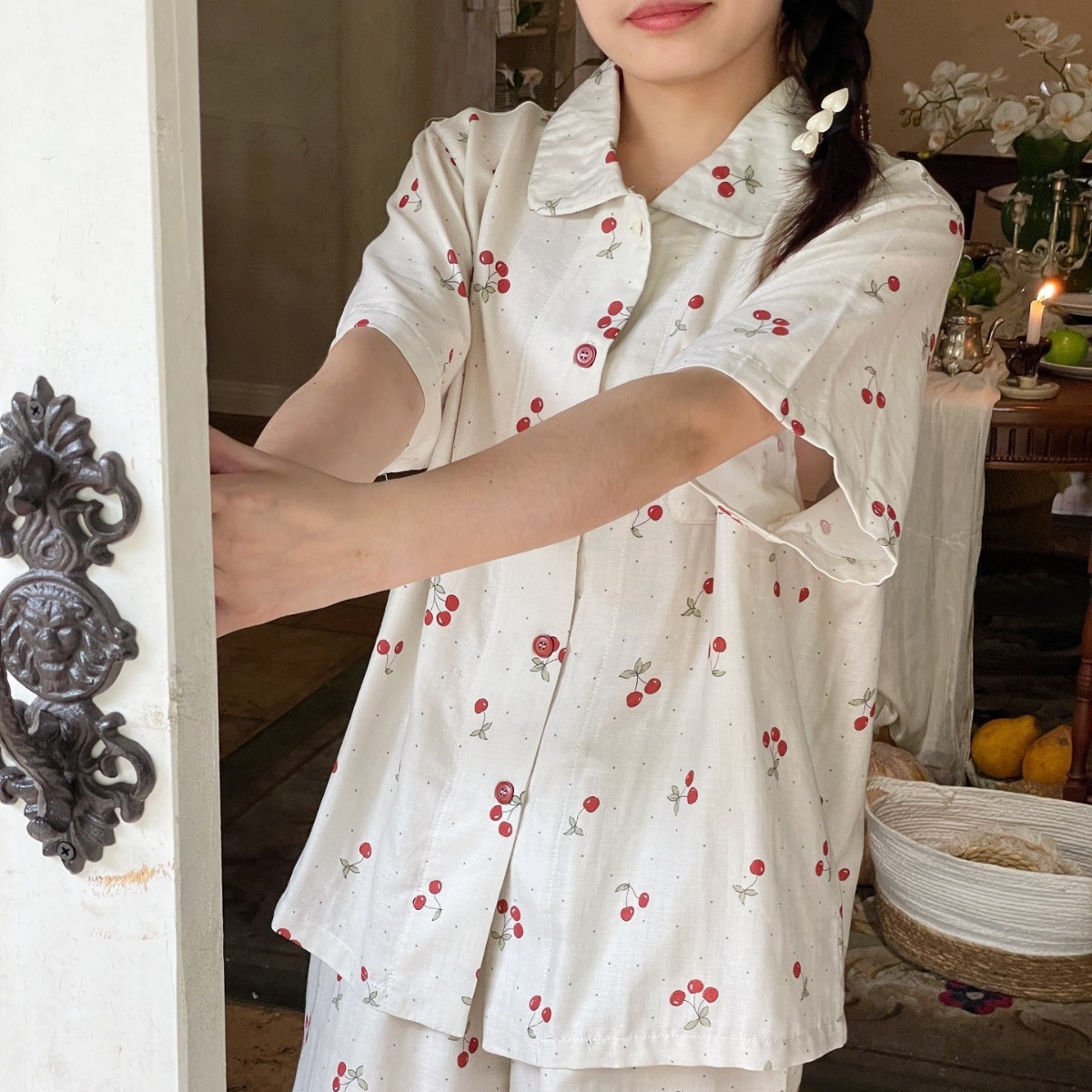 《4548》可愛小櫻桃居家套裝