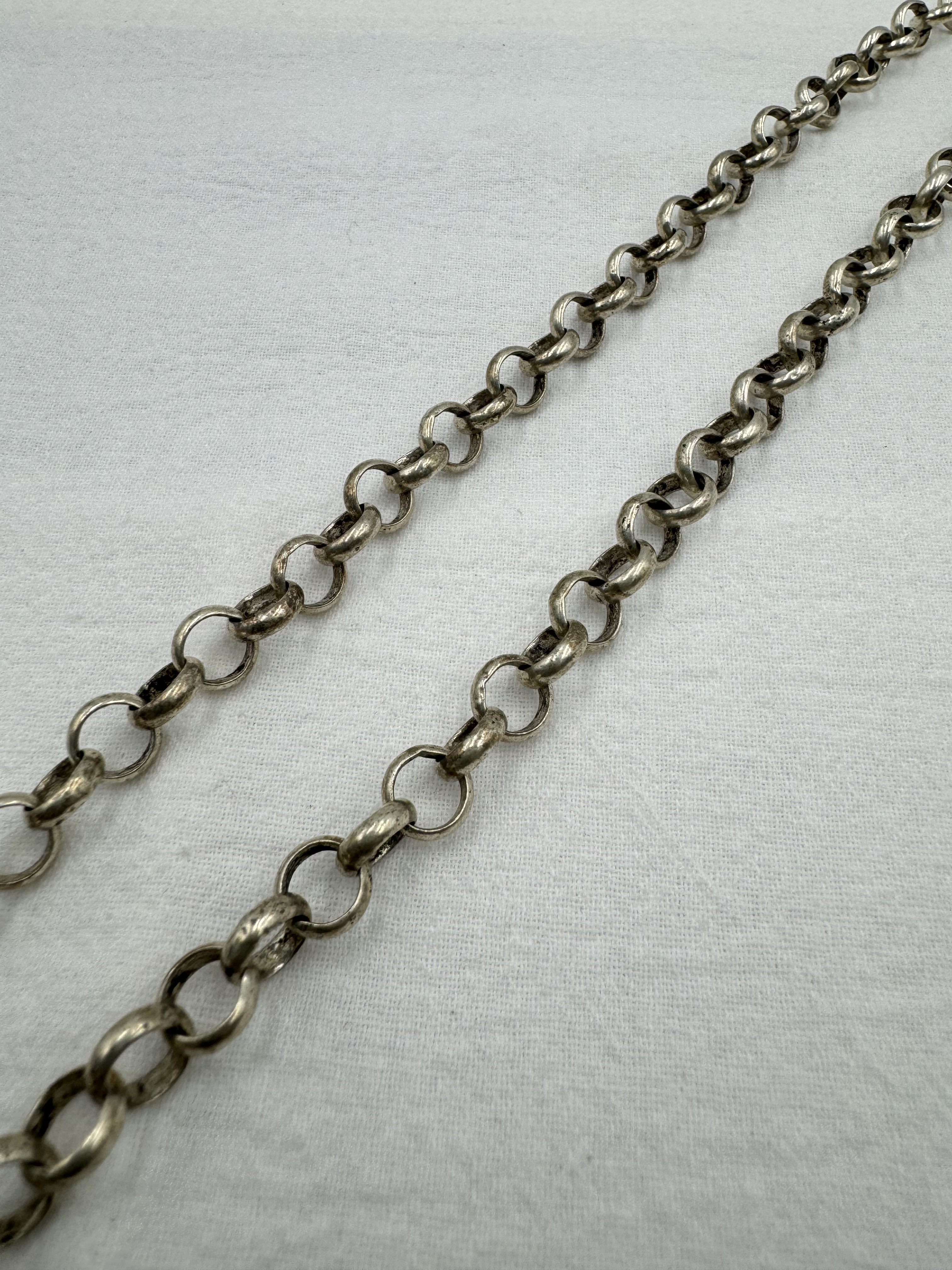 8mm仿古鏈條項鍊90cm