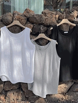 ᴴᴼᵀ ▸▸店長推薦◃◃ 春夏新款/不對稱圓弧背心 MANIFEST正韓🇰🇷