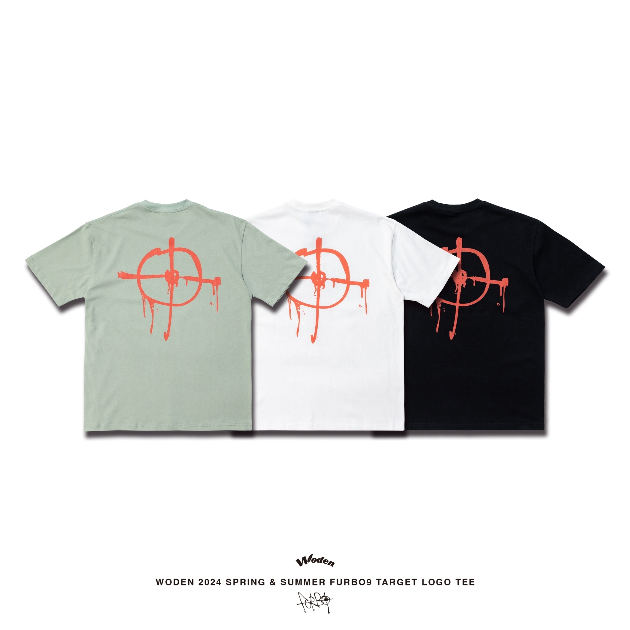 WODEN 2024 Spring & Summer 059 Furbo9 Target LOGO Tee