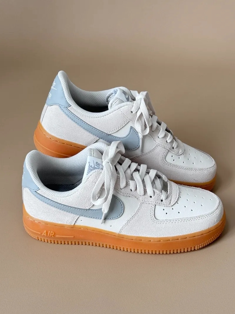 Nike Air Force 1 '07 LV8 煙灰天藍 復古 焦糖底 休閒鞋 FQ8714002