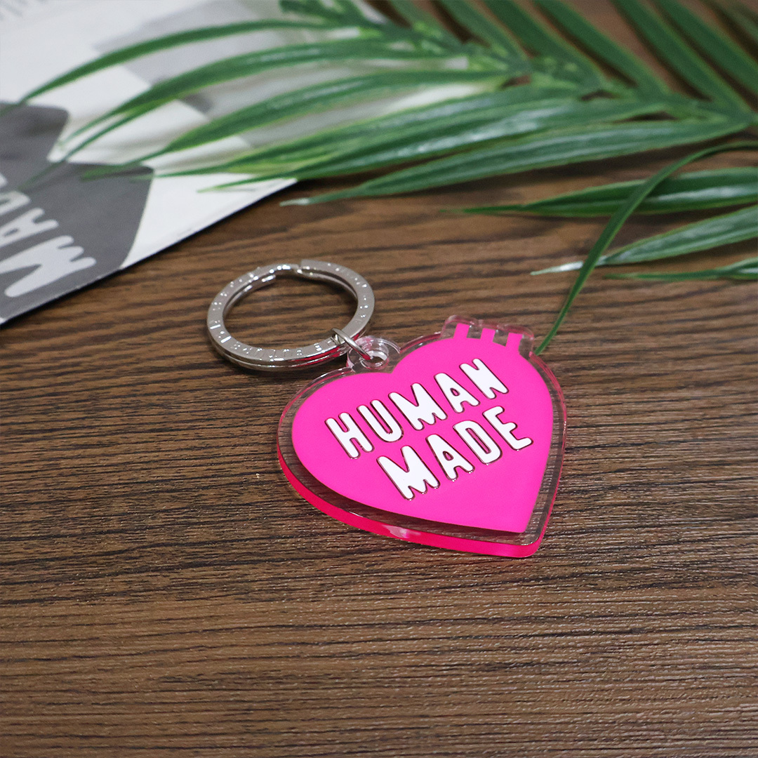 2024SS HUMAN MADE HEART KEYRING 店鋪 限定 大愛心 鑰匙圈 PVC 現貨