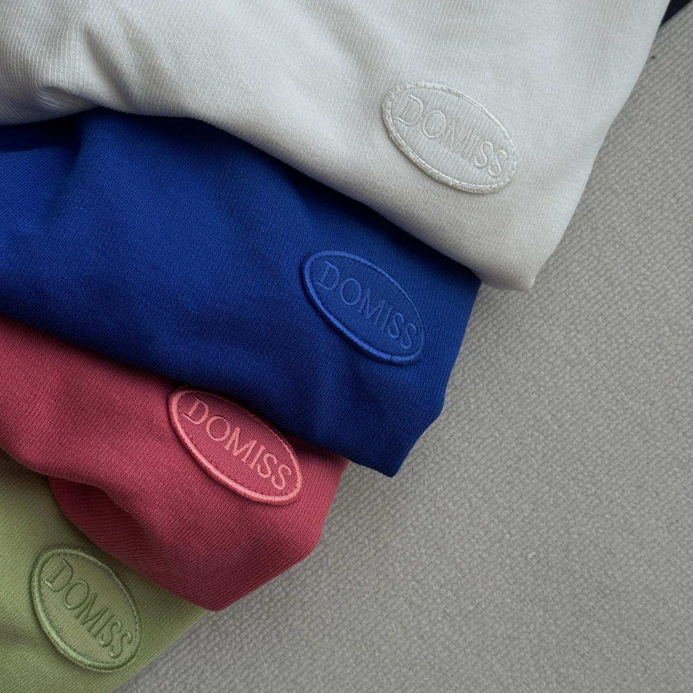 【DOMISS自訂】調色盤圓標logo短版上衣 短袖T恤 (現貨)
