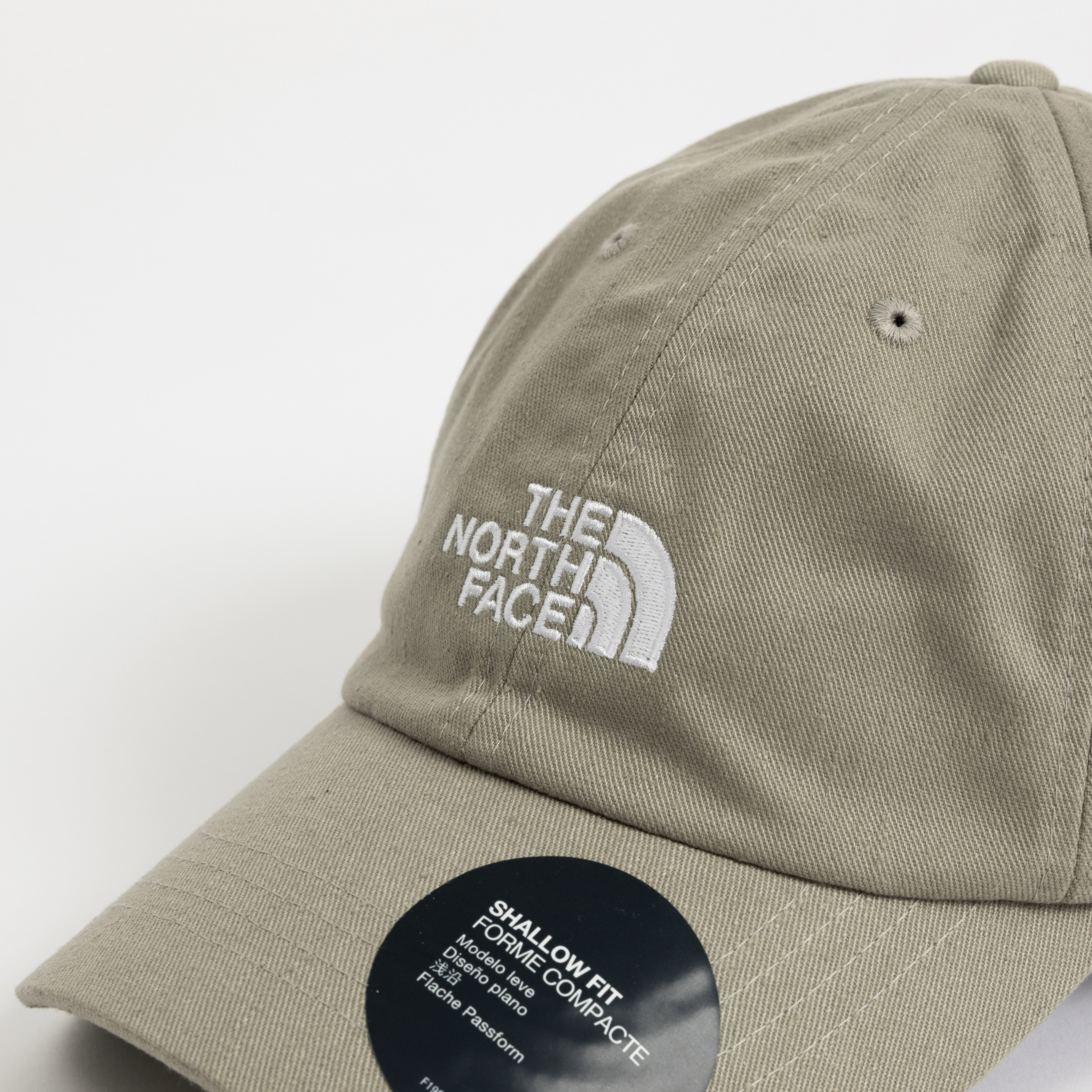 -(E14a01)-THE NORTH FACE NORM HAT 電繡LOGO 可調式 老帽 棒球帽-NF0A7WHO 泥灰 (114)