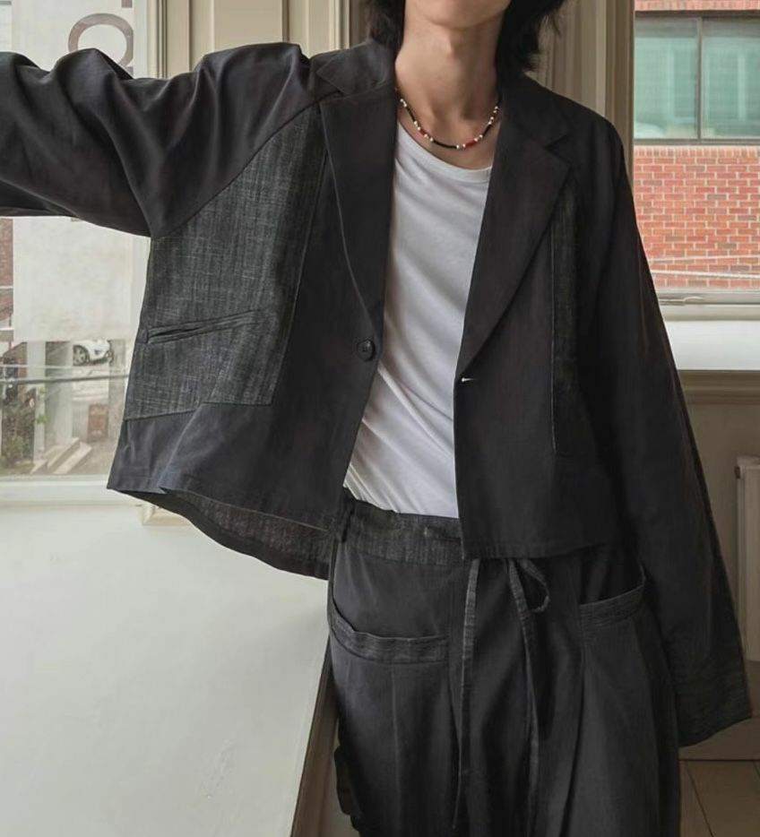 拼色/淨色西裝褸 JK2512