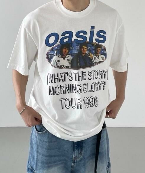 洗水英文字圖案短袖Tee ARCHIVE-185T