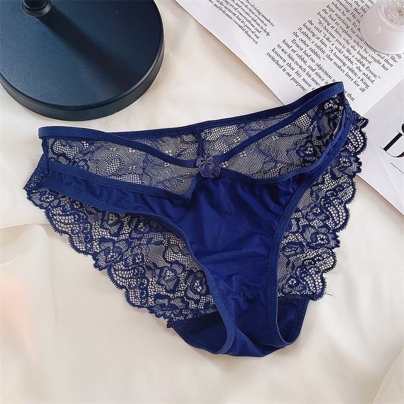 蕾絲線條設計感內褲組