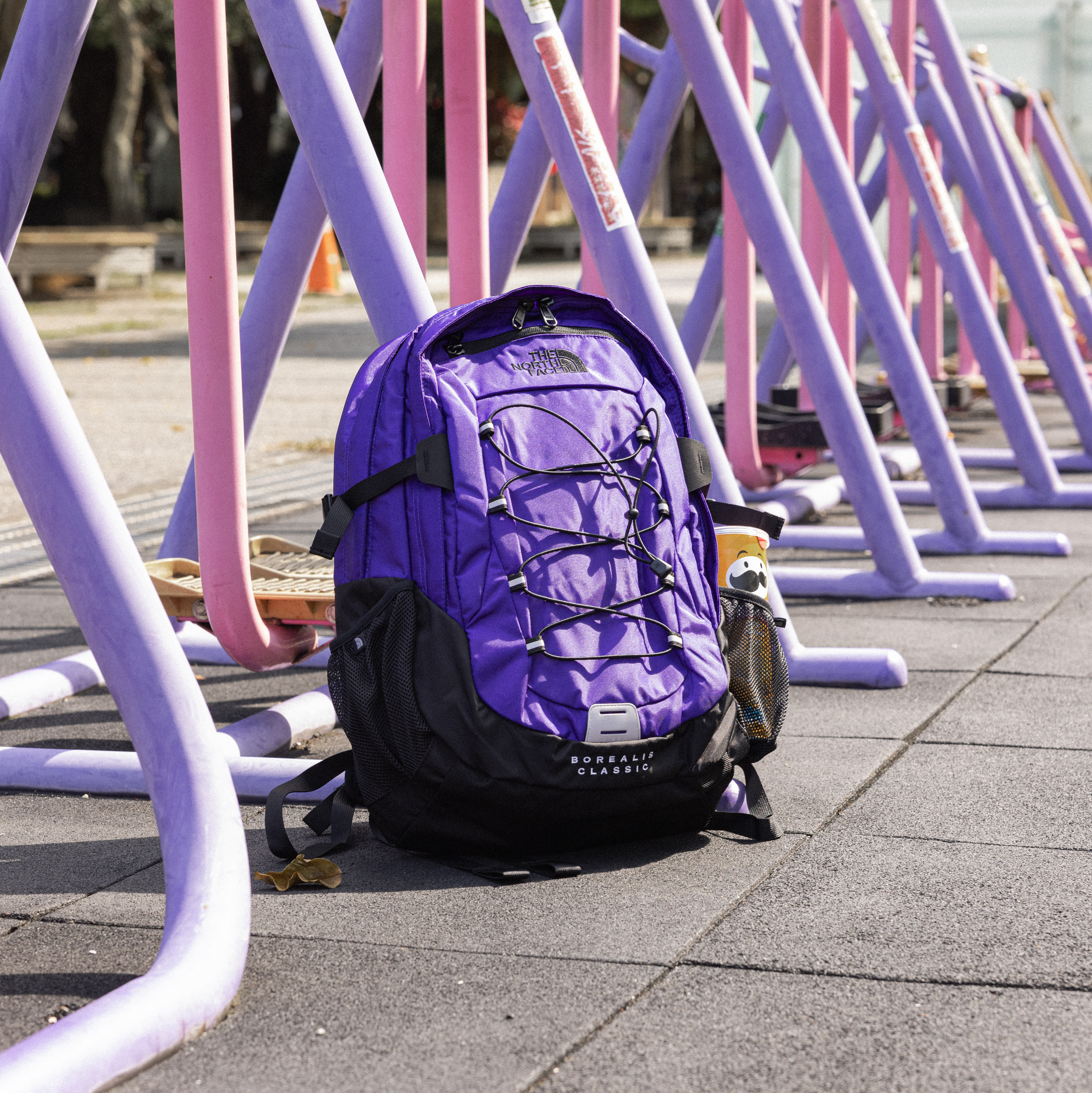 -(E12a0304)-THE NORTH FACE BOREALS CLASSIC DAYPACK 29L 可調式背帶 多夾層 雙肩包 電腦包 後背包-NF00CF9C 紫色(S96)