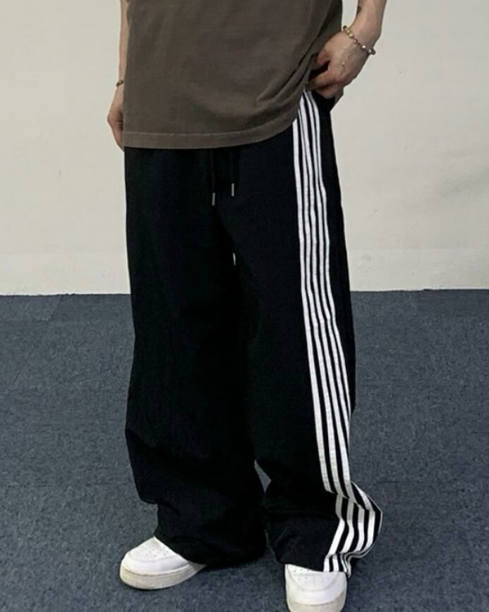 淨色五間可束腳鬆身褲 P2895