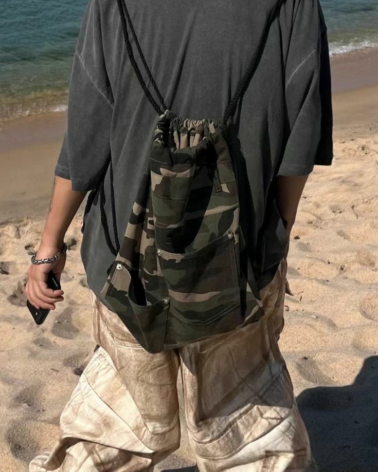 迷彩索繩背囊 B350