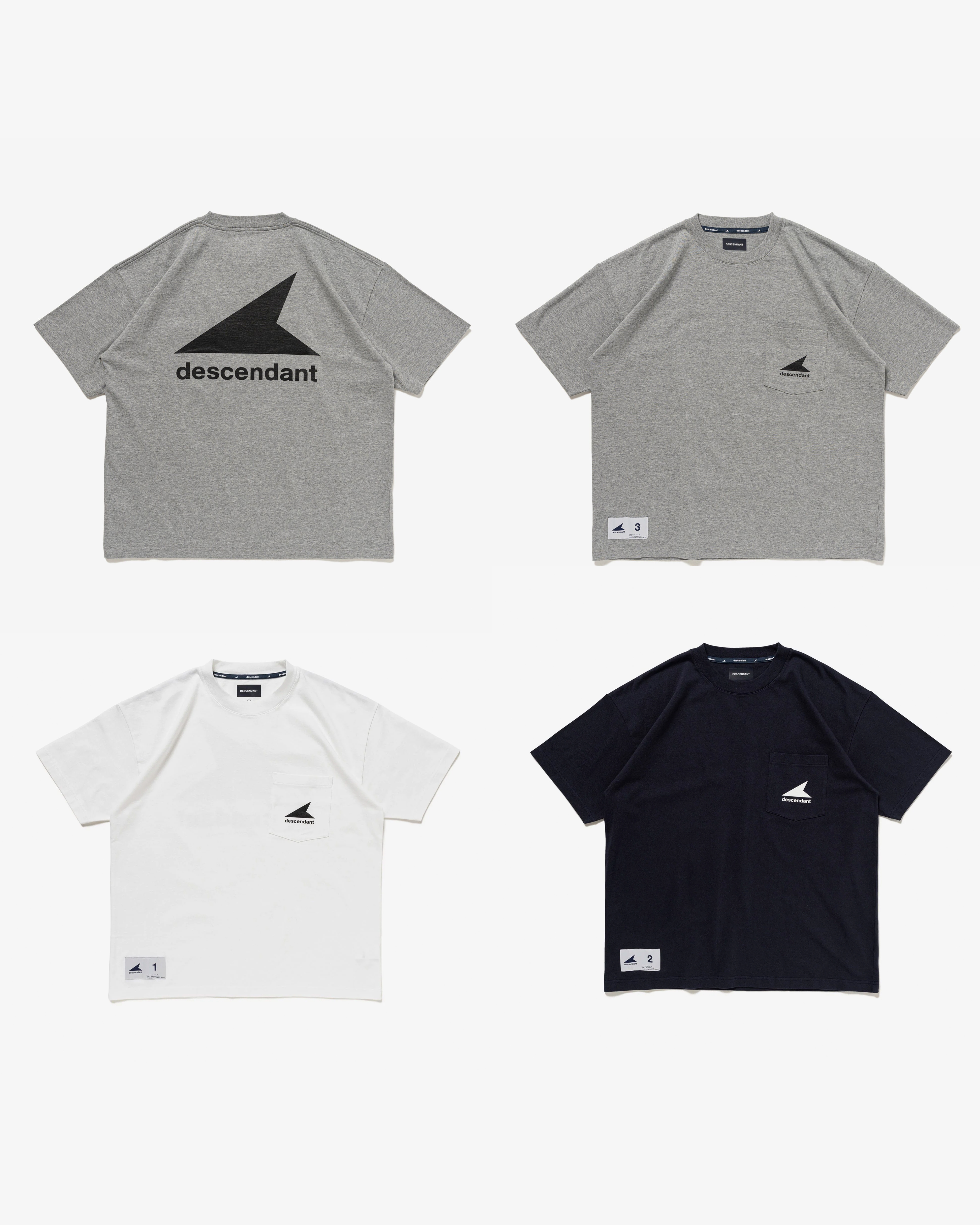 【DESCENDANT】CETUS ORGANIC COTTON CROP SS Tシャツ DESCENDANT】CETUS ORGANIC COTTON CROP SS Tシャツ