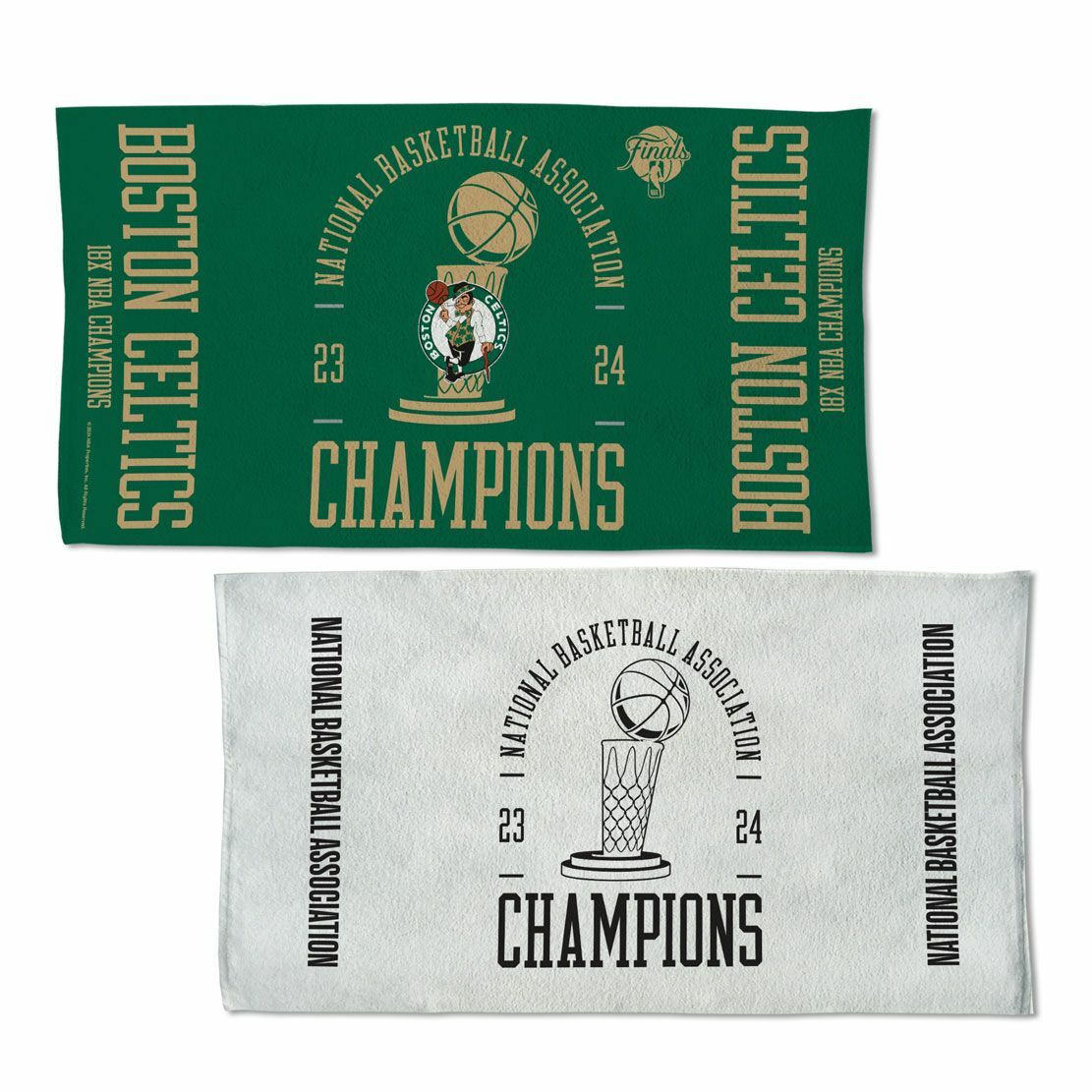 WinCraft 波士頓塞爾提克隊 2024 總冠軍 22" X 42" 更衣室毛巾