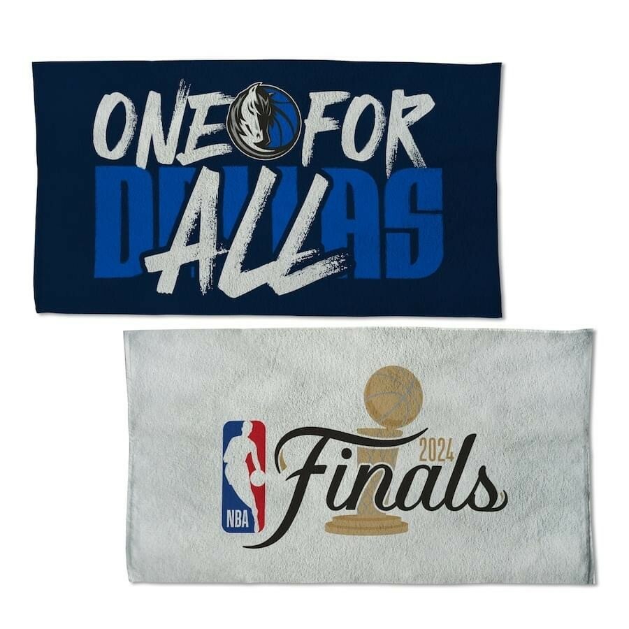 WinCraft 達拉斯獨行俠隊 2024 西區冠軍 22" X 42" 更衣室毛巾