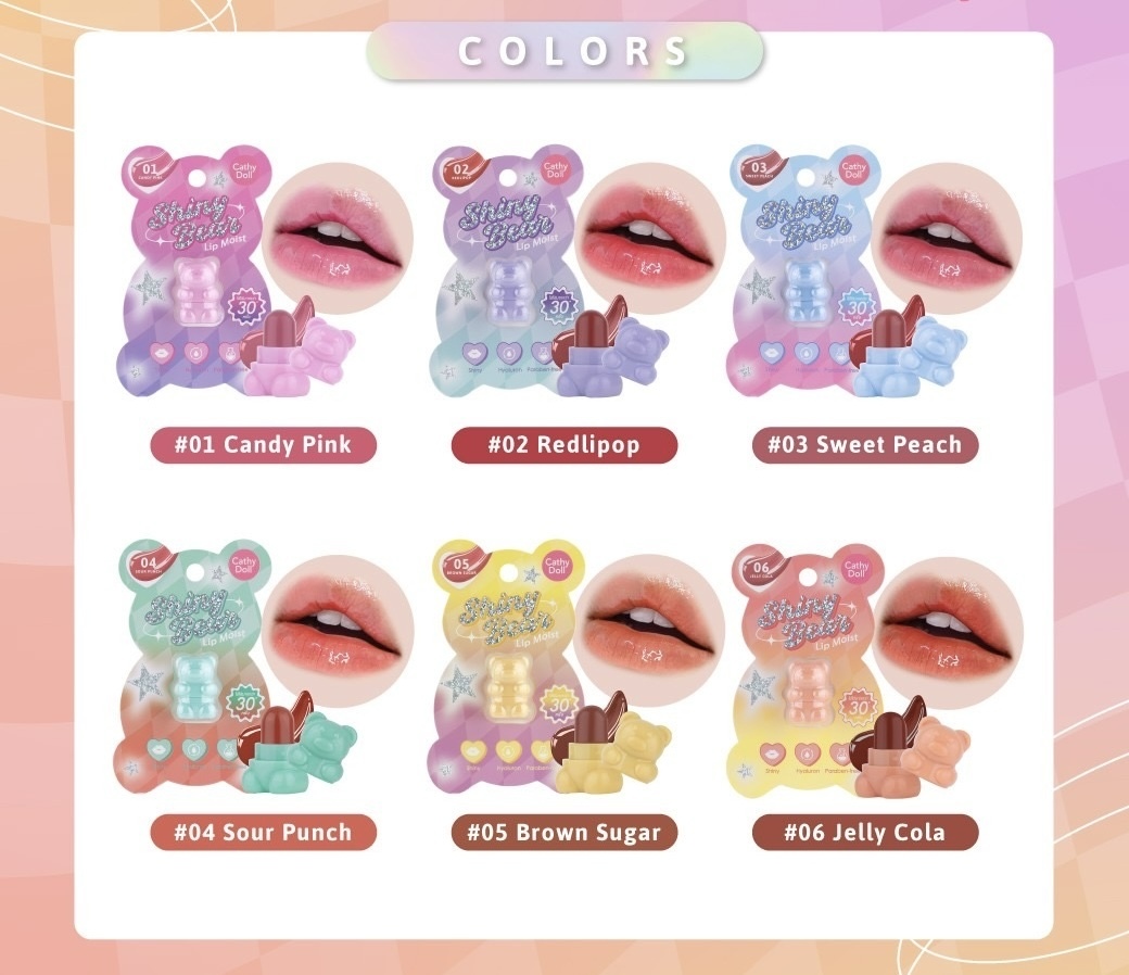 泰國Shiny Bear 熊仔唇膏