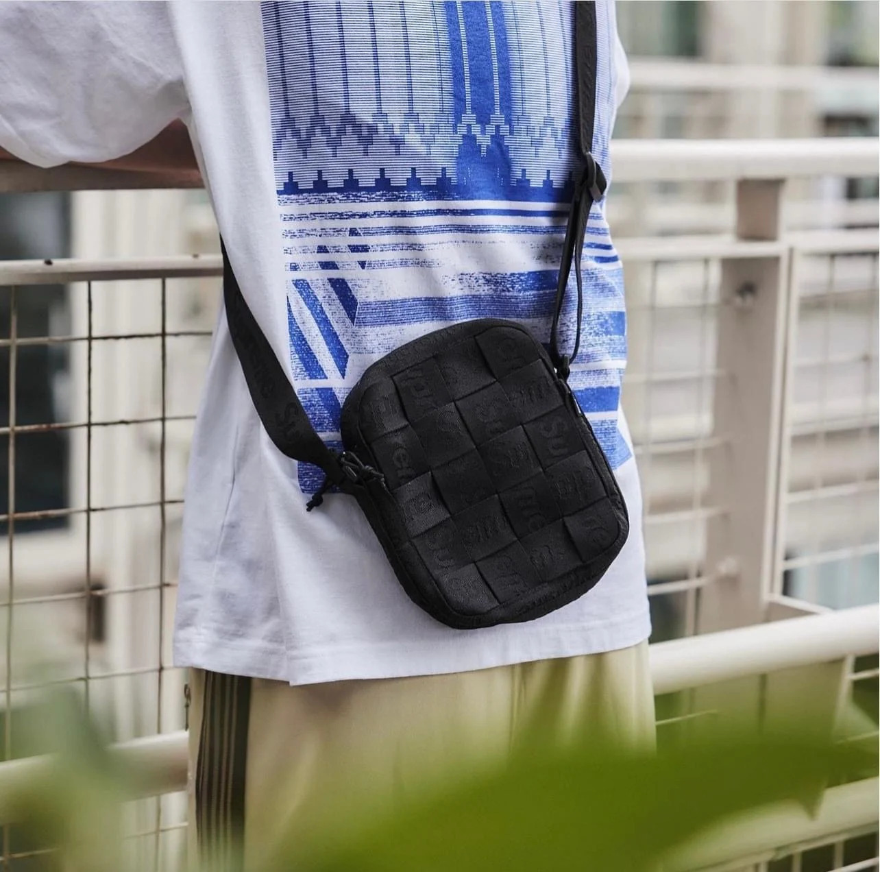Supreme Woven Shoulder Bag 
