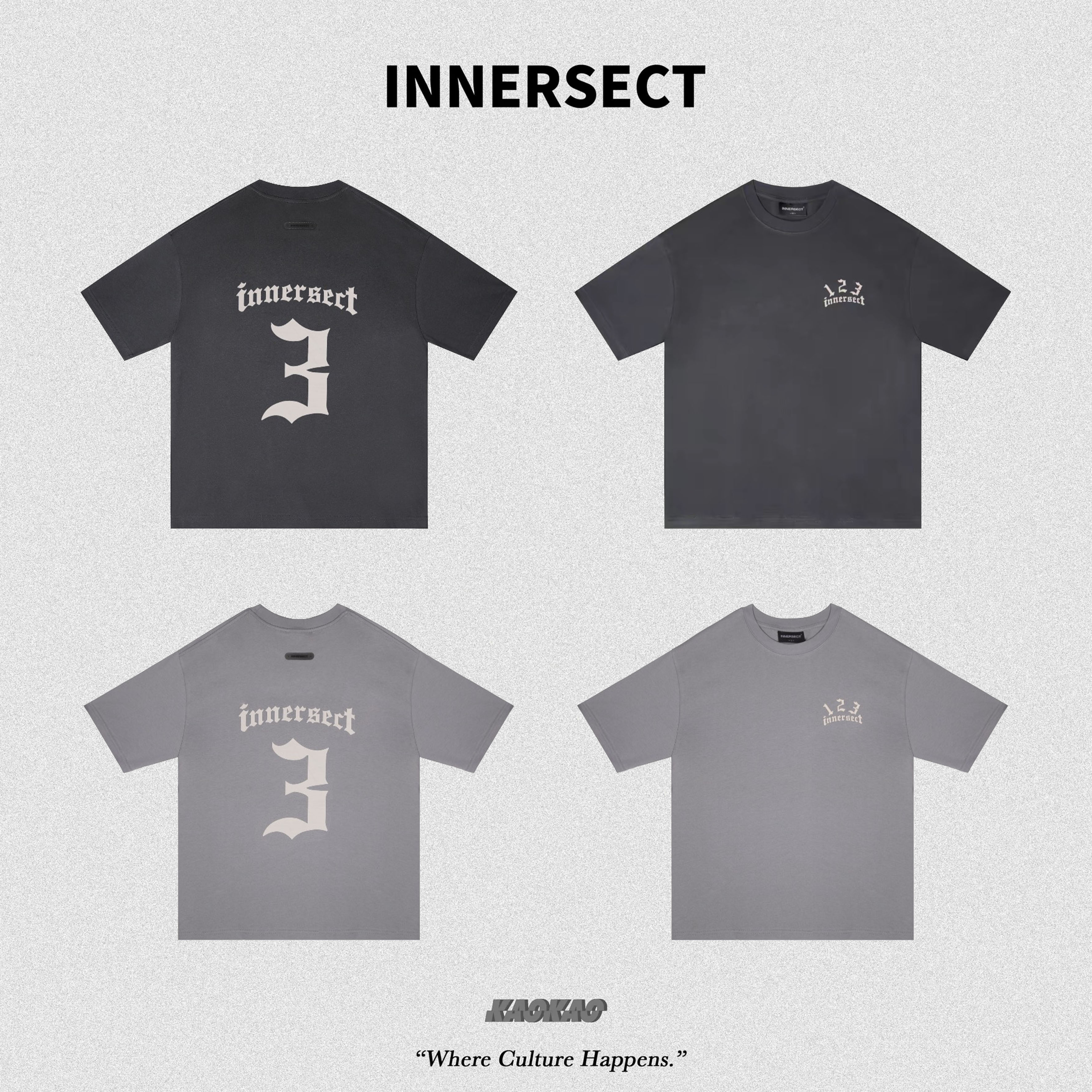 現貨 三生萬物 INNERSECT 哥德風字母LOGO 短Tee【INN24SSTTE062】
