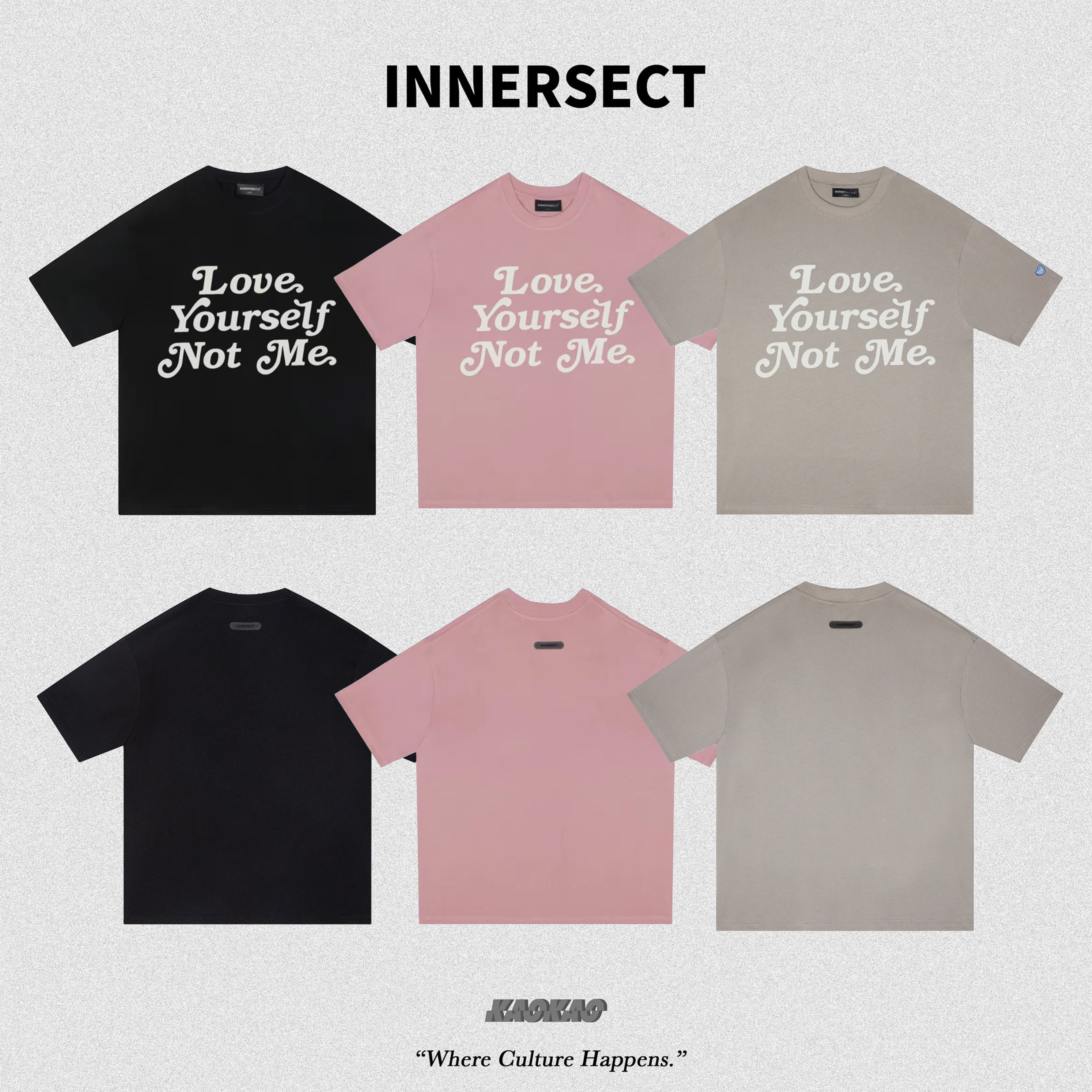 現貨 INNERSECT 三生萬物 心碎旅店系列 胸口草寫字【INN24SSTTE023】