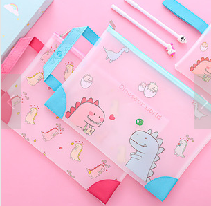 卡通恐龙TPU文件袋