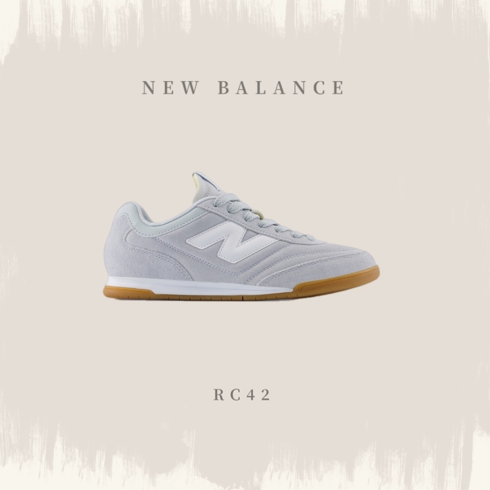 NEW BALANCE NB RC42 中性 百搭 簡約 復古 焦糖底 灰 休閒鞋 URC42EB