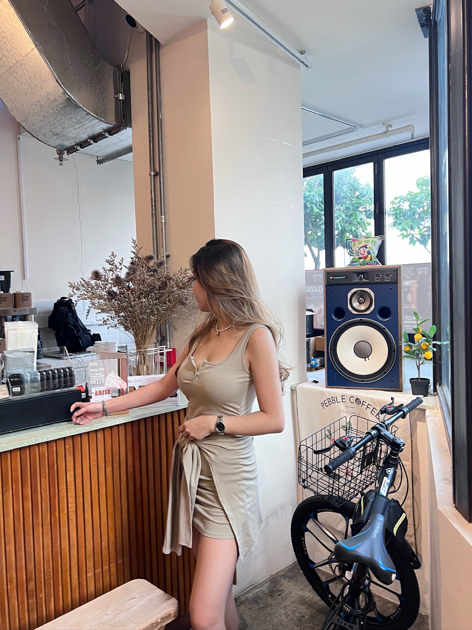 Holiday mood~ 綁帶休閒連身裙