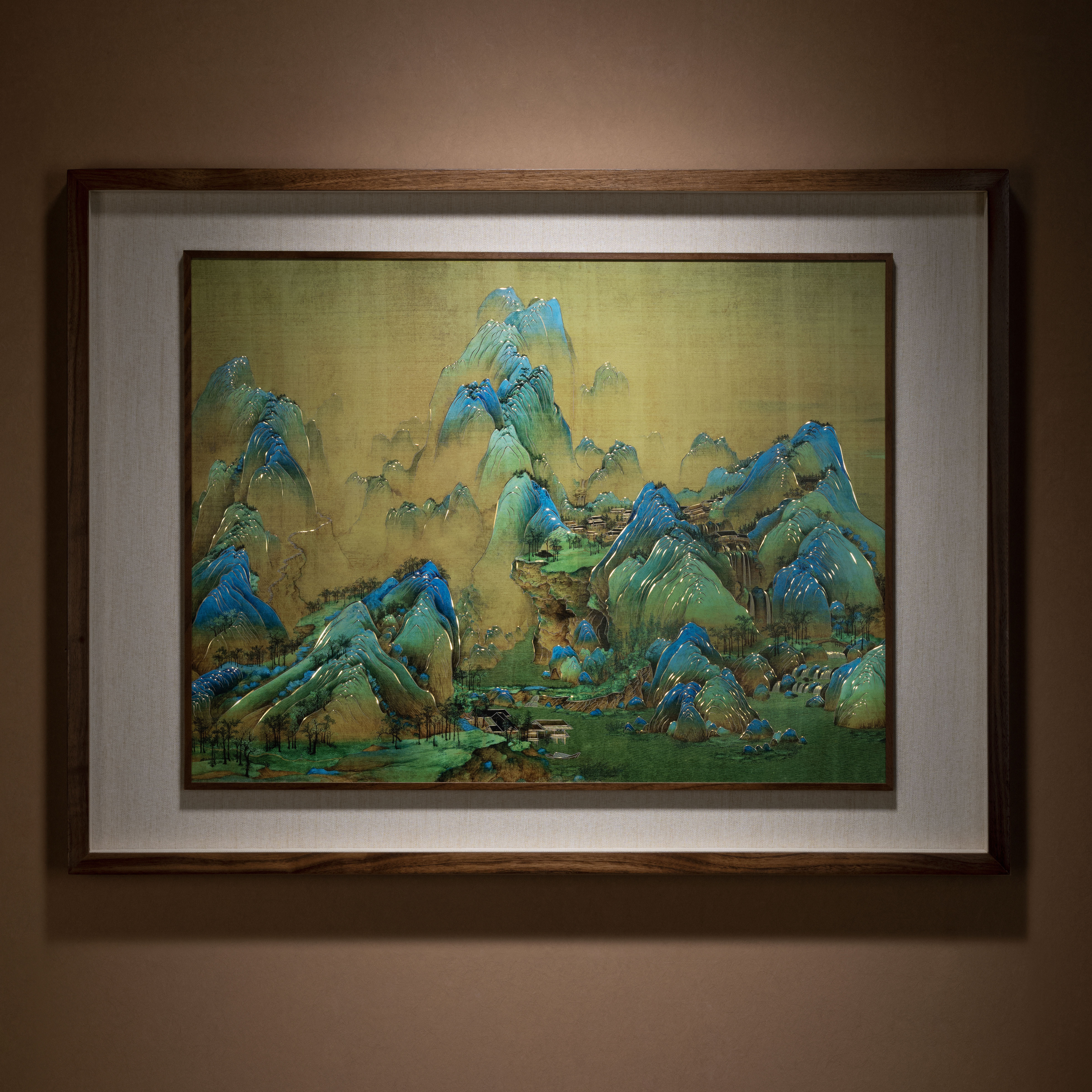 千里江山之山明水秀(銅雕畫)◇已停產◇