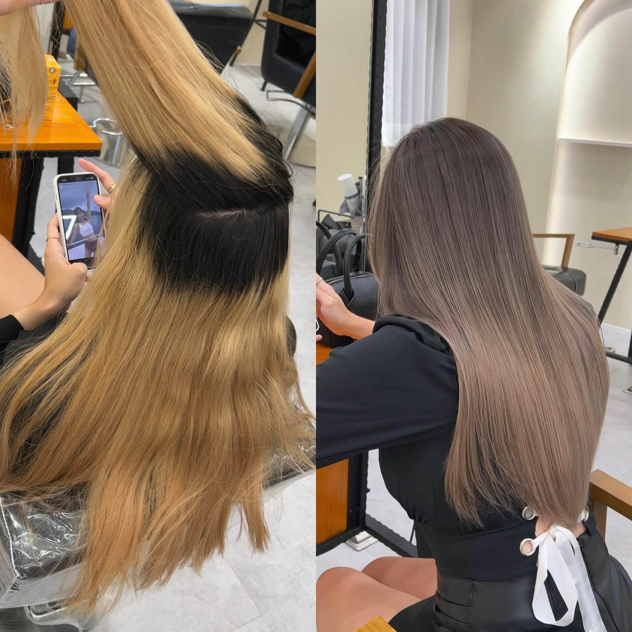 Rebecca's root bleaching works