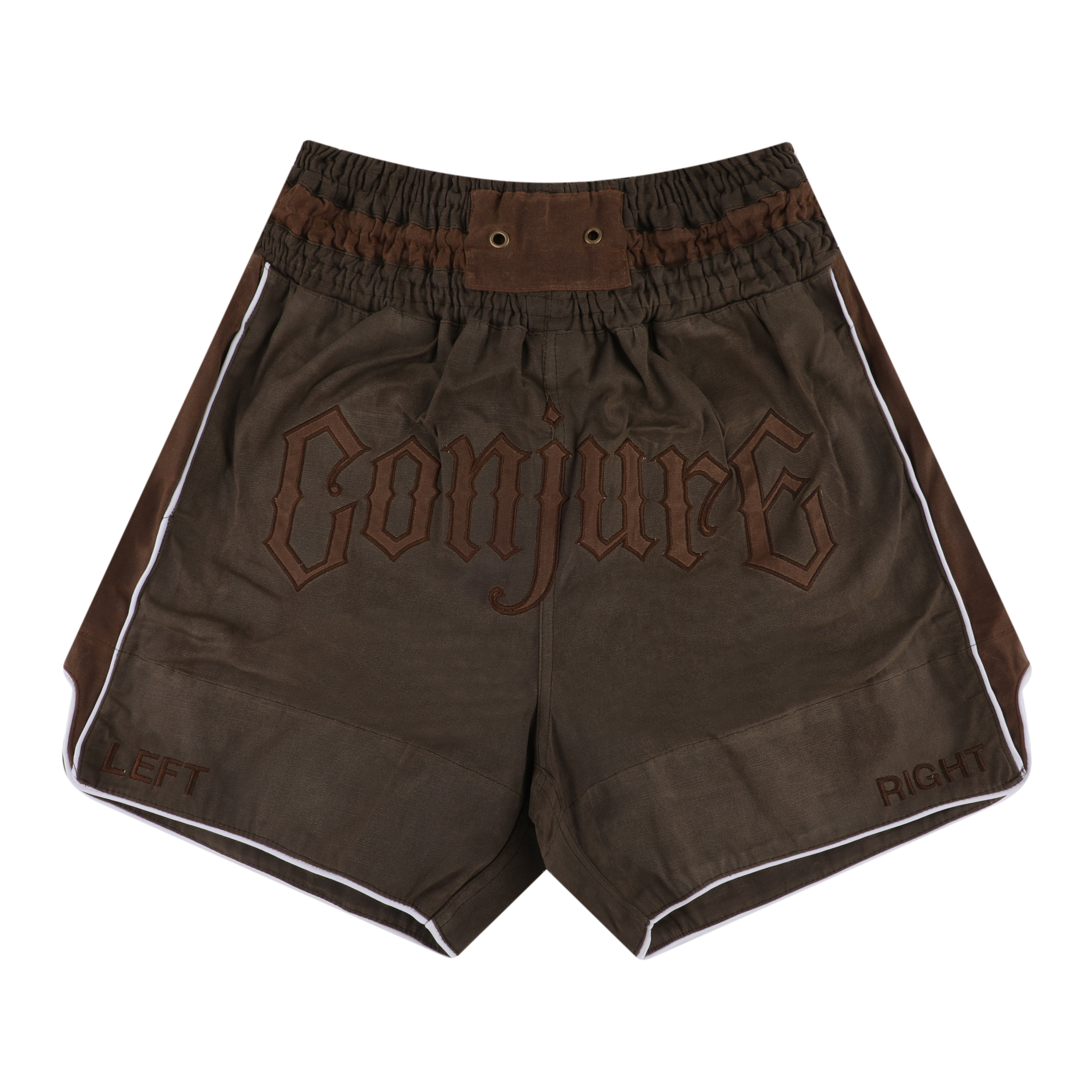 Conjure / Canvas Boxing Shorts - Brown