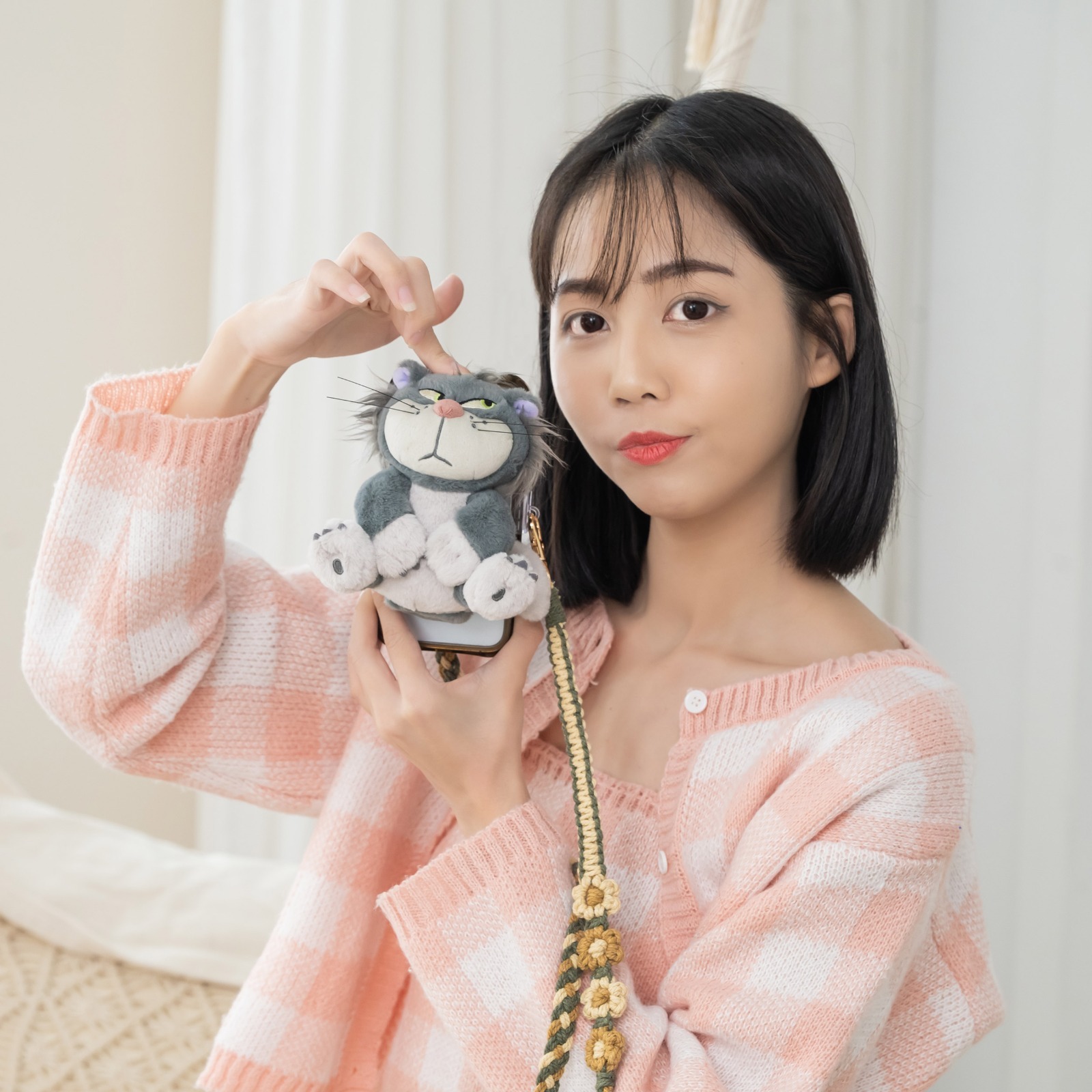 infoThink 魯斯佛系列絨毛公仔手機背夾+手機配件袋(限量版) 要29/7前覆我留貨