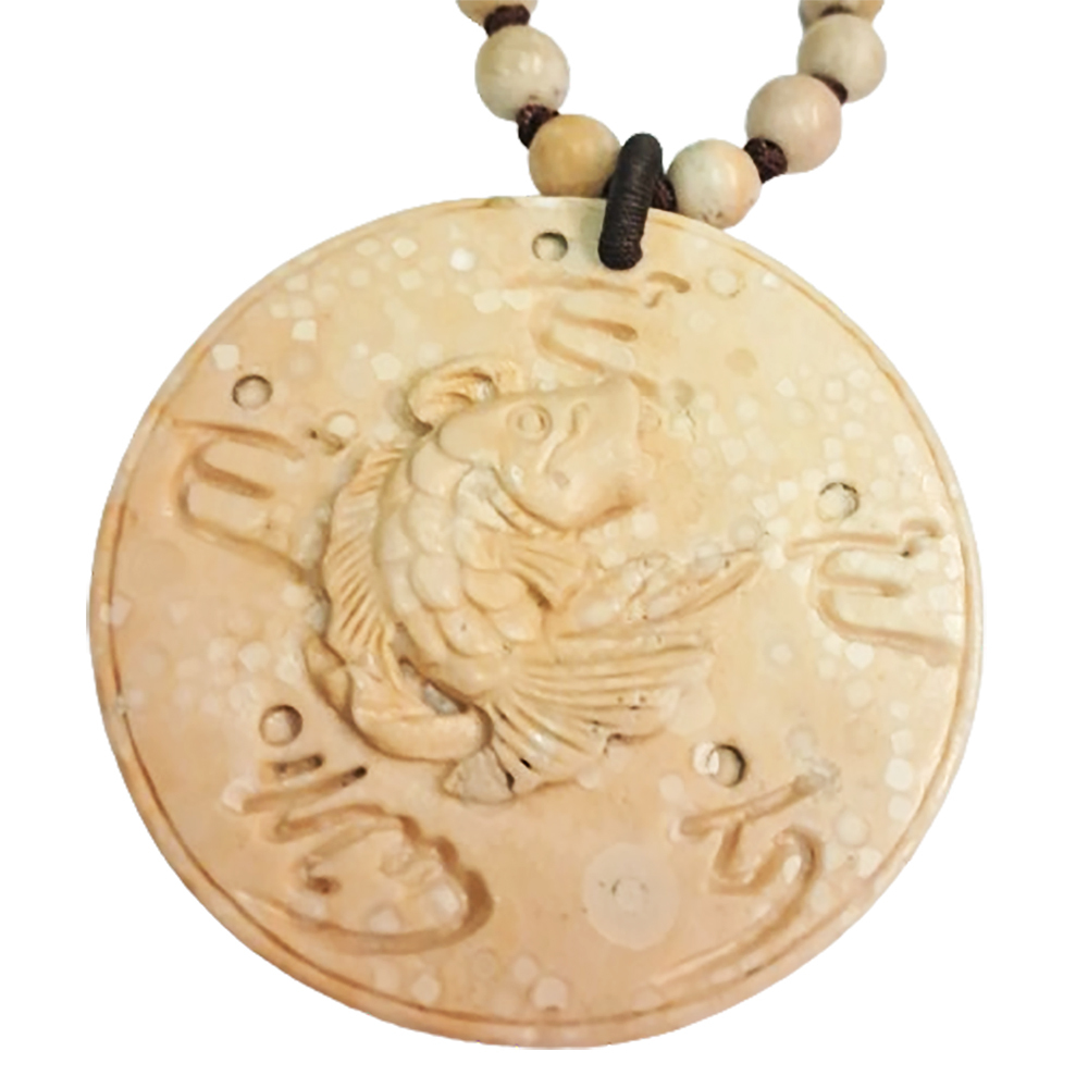 寶魚八吉祥龍宮舍利能量石項鍊A9【十方】139854