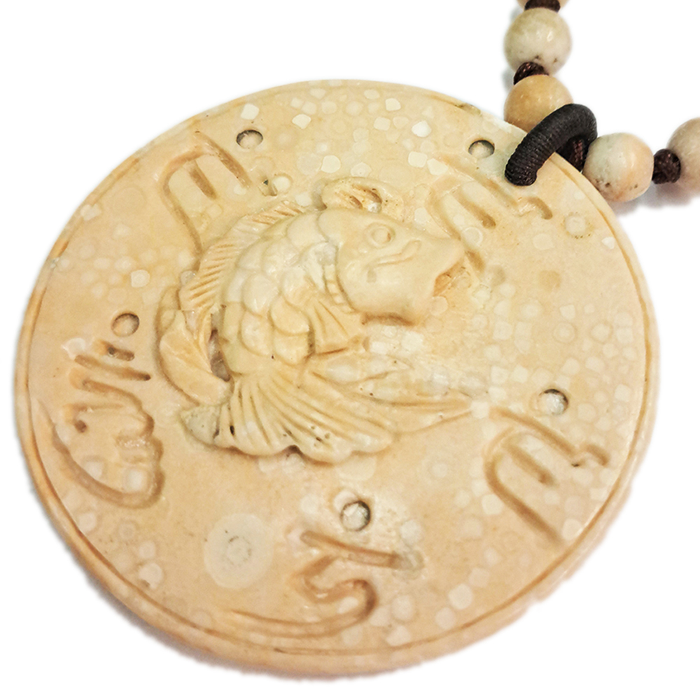 寶魚八吉祥龍宮舍利能量石項鍊A9【十方】139854