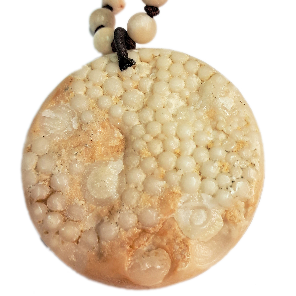 寶螺八吉祥龍宮舍利能量石項鍊A9【十方】139860