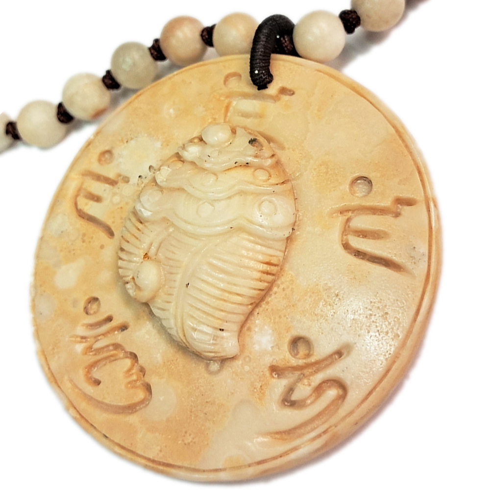 寶螺八吉祥龍宮舍利能量石項鍊A9【十方】139860