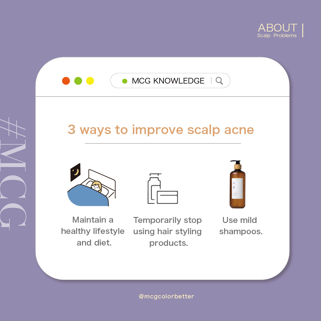 3 ways to improve scalp acne