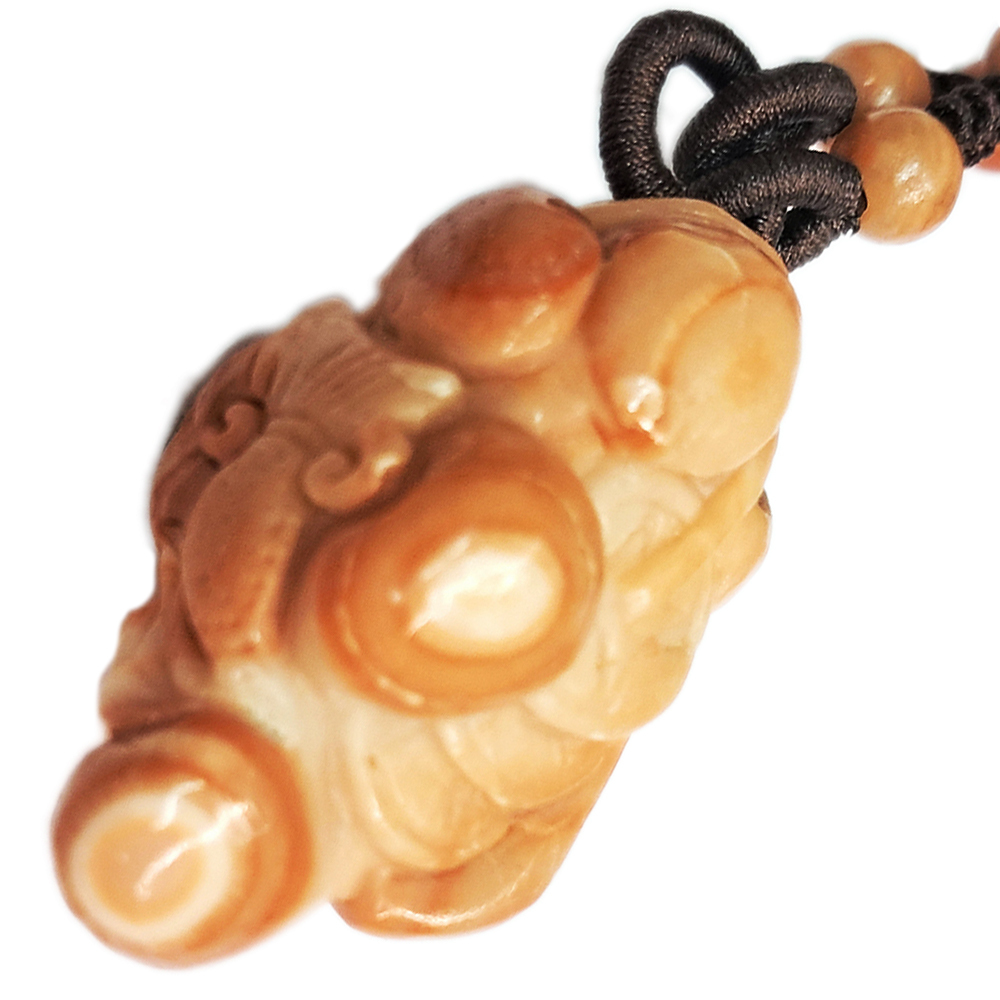 豼貅招財巧雕龍宮舍利項鍊A19【十方】143246