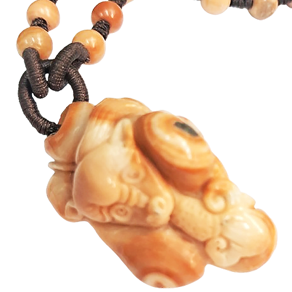 豼貅招財巧雕龍宮舍利項鍊A19【十方】143246