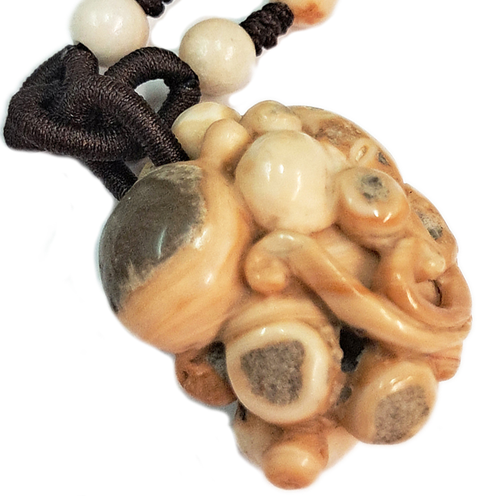 豼貅招財巧雕龍宮舍利項鍊A19【十方】143248