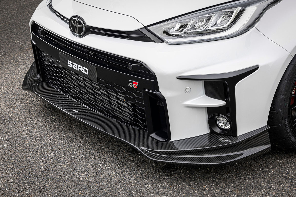 SARD GT1 FRONT HALF SPOILER for GR YARIS