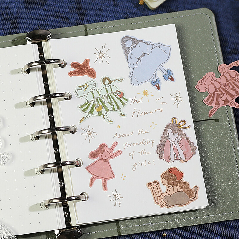 飛行女孩 +Clear Stamp 透明印章組 ｜日本BGM