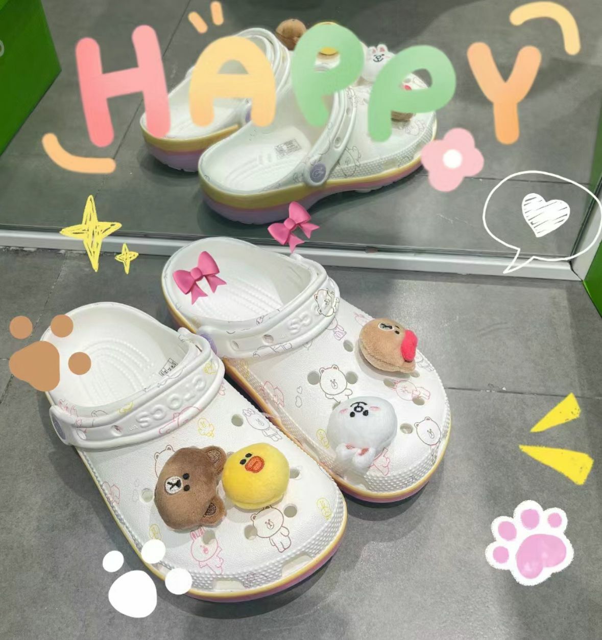 【預購】Crocs & LINE FRIENDS F072605 洞洞鞋