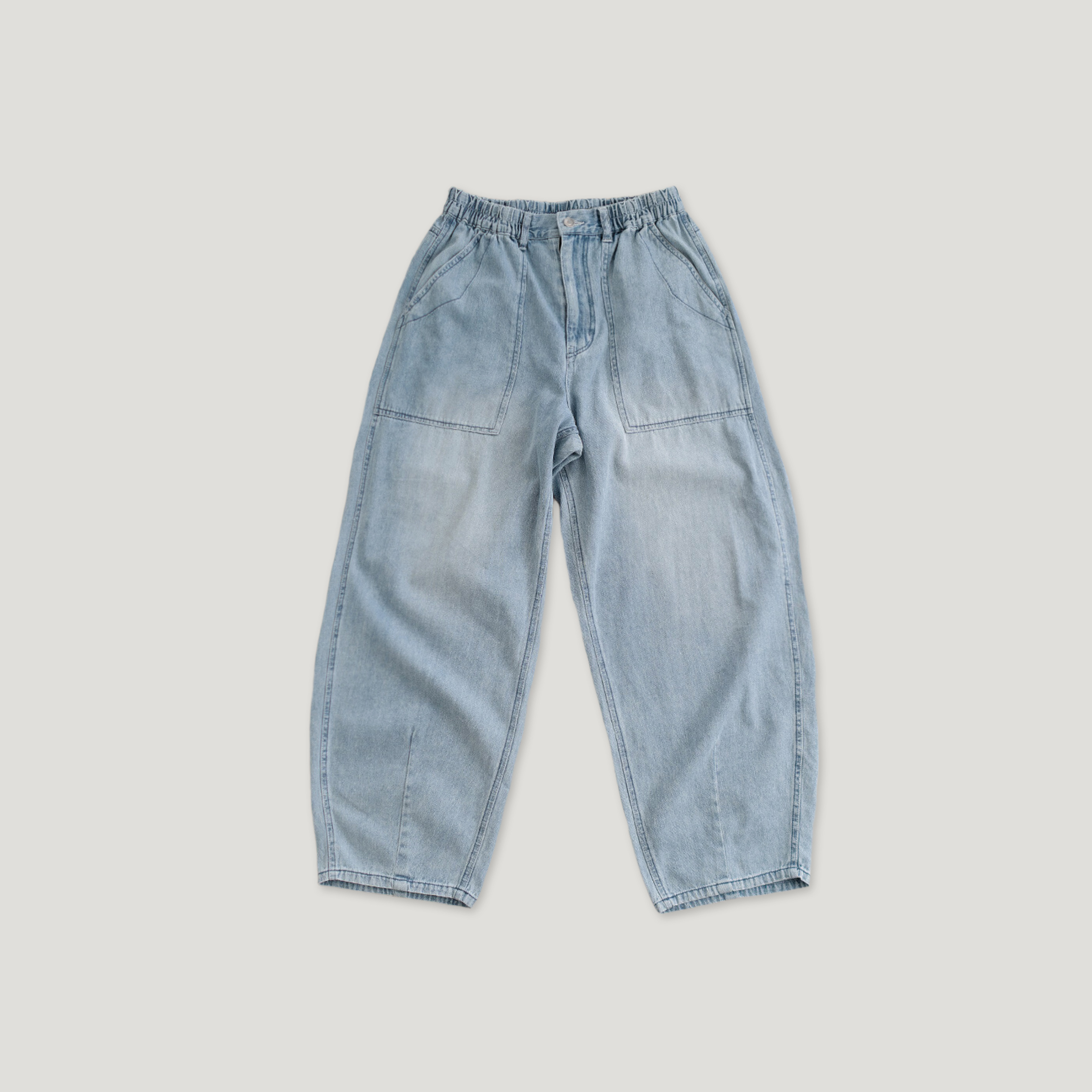 J.P.L. 高腰貝克廓形丹寧褲 ╭ 2色 ╮