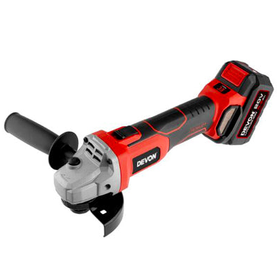 "DEVON" 大有牌5"磨機套裝(2X5.0Ah鋰電+紅閃快速充電器)-[2903-LI-125-5.0]