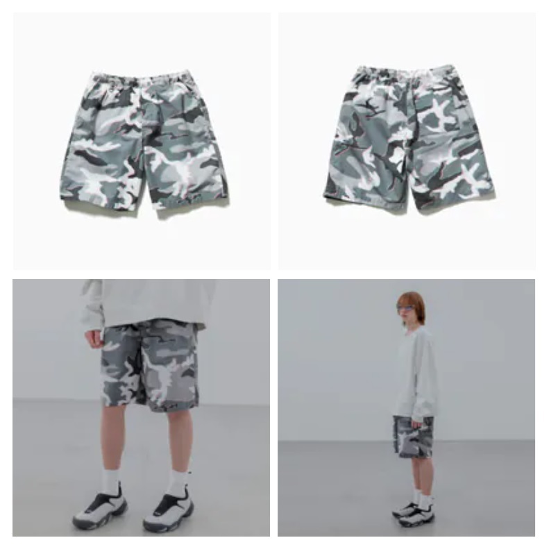 SOPH Uniform Experiment MOIRE CAMOUFLAGE SHORTS - PRE ORDER ITEM (預訂中)