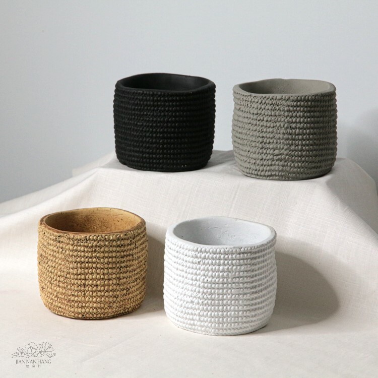 陶瓷花器 北歐花盆 中 4色