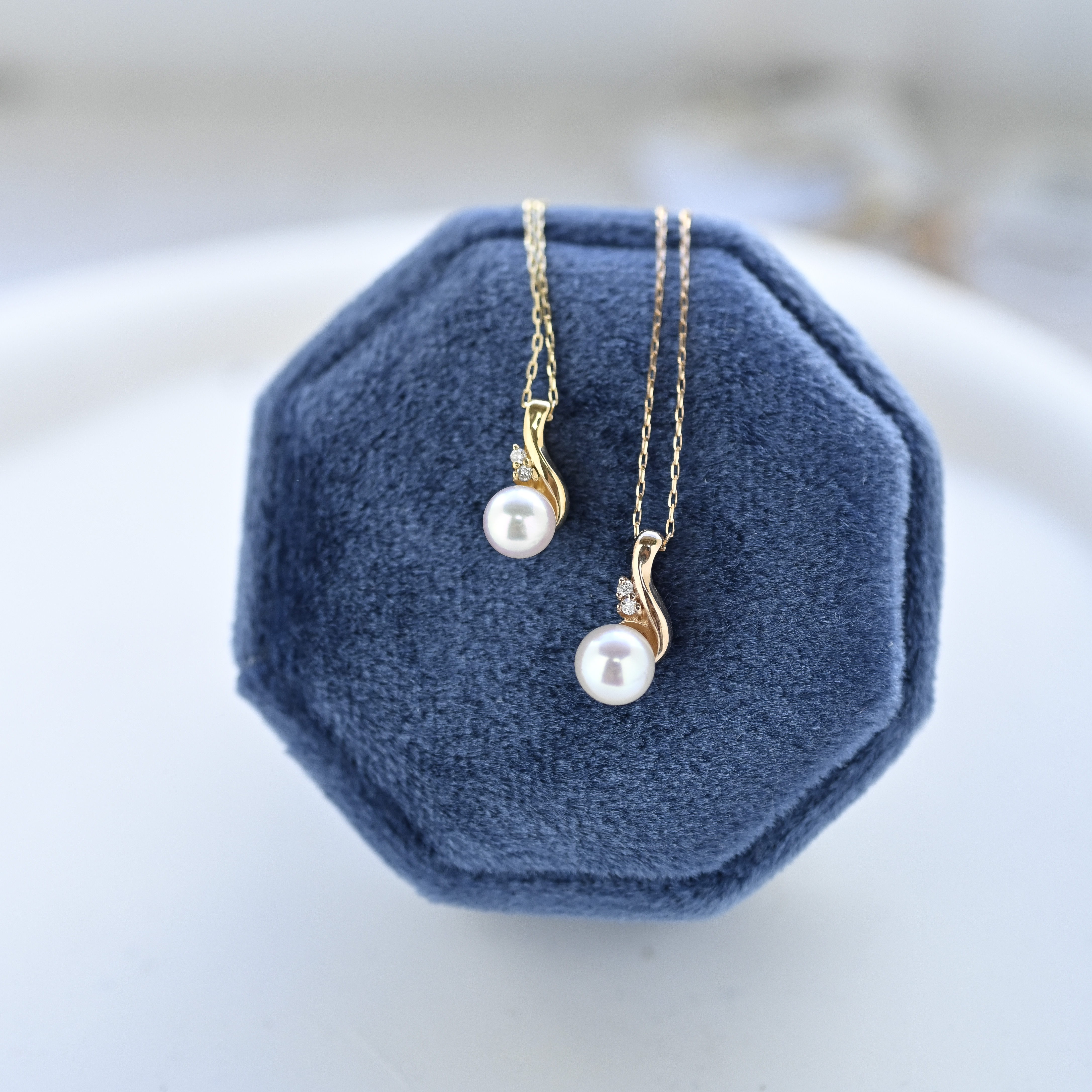 18K Nota Diamond Necklace