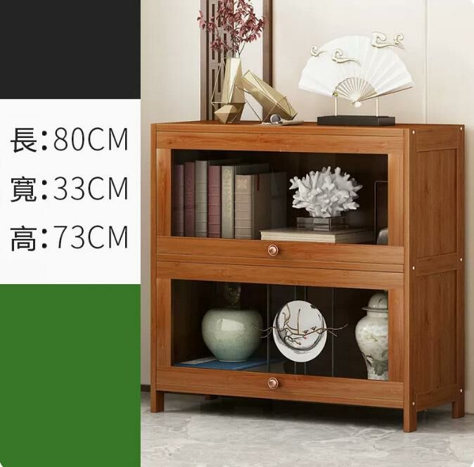 爆款書櫃儲物櫃(二層80CM長)