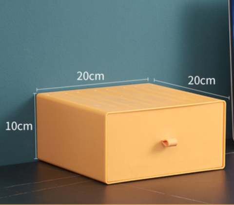 Hot push storage box ([Type A-Lemon Yellow]--20*20*10cm)