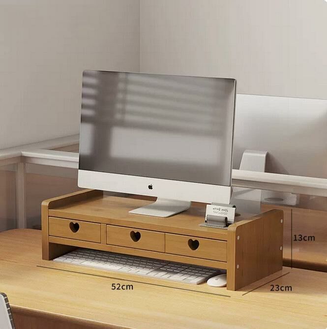 New computer elevated storage rack (with drawers, simple love 3 drawers)