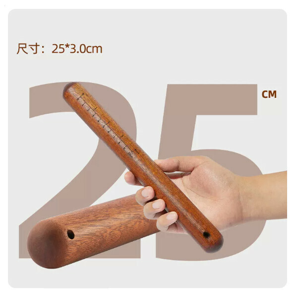 Hotly recommended red sandalwood rolling pin solid wood face stick dumpling skin artifact (L25*φ3cm)