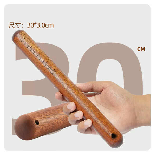 Hotly recommended red sandalwood rolling pin solid wood face stick dumpling skin artifact (L30*φ3cm)